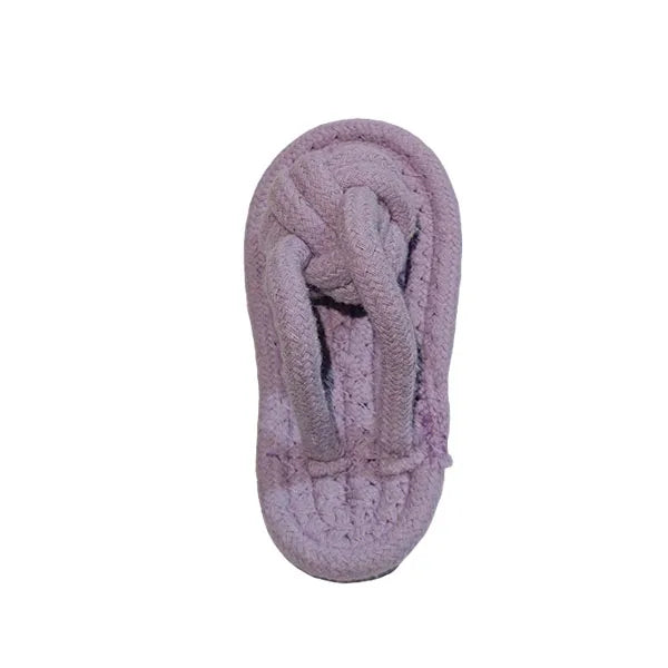 Funny Slipper-Shaped Dog Chew Toy – Cotton Rope Interactive Toy for Teeth Cleaning, Training & Anxiety Relief