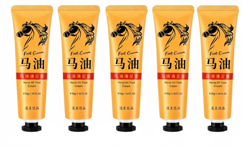 Horse Oil Foot Cream Stick, Moisturizing Balm for Dry & Cracked Heels