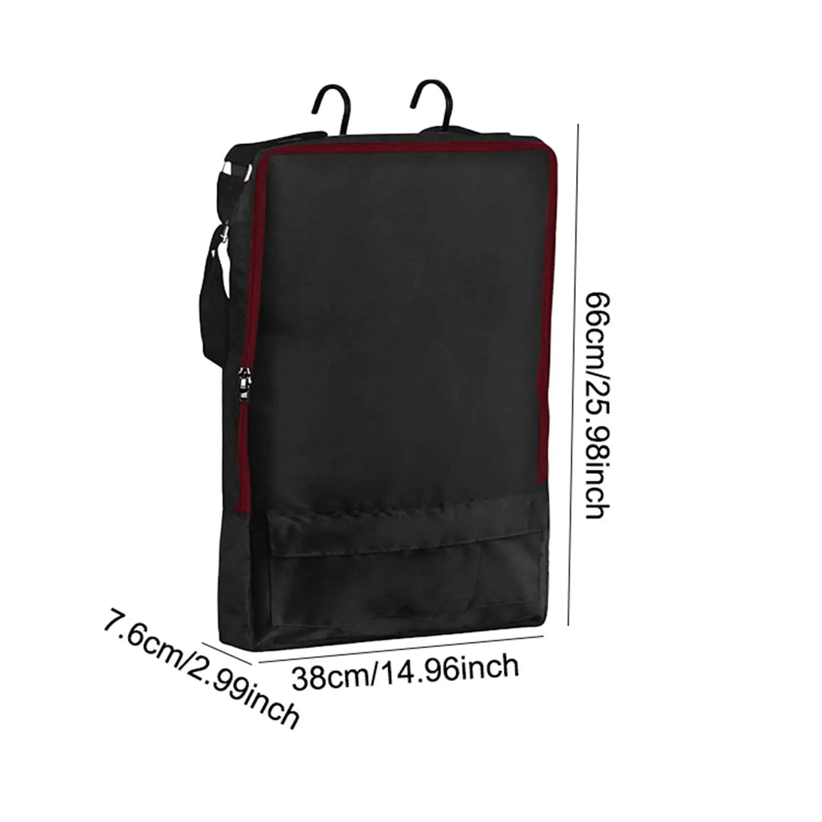Horse Tack Storage & Carry Bag – Organizer with 3-Prong Tack Rack