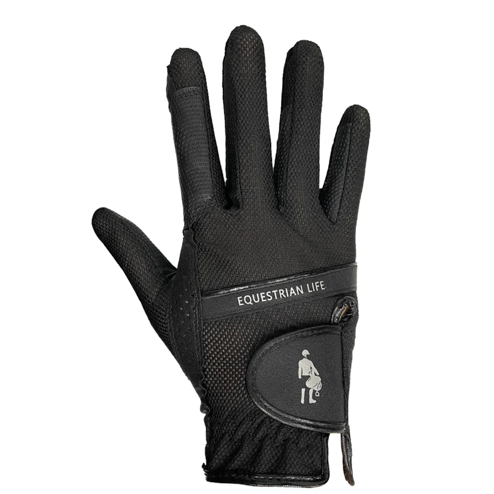 Equestrian Riding Gloves – Breathable Elastic Mesh, Non-Slip & Wear-Resistant Grip Gloves