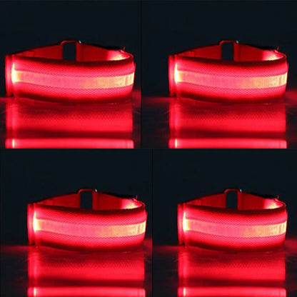 4-Piece LED Horse Leg Safety Straps, Reflective Night Riding Leg Bands for Horses, Outdoor Equestrian Safety Gear for Riding and Exercise