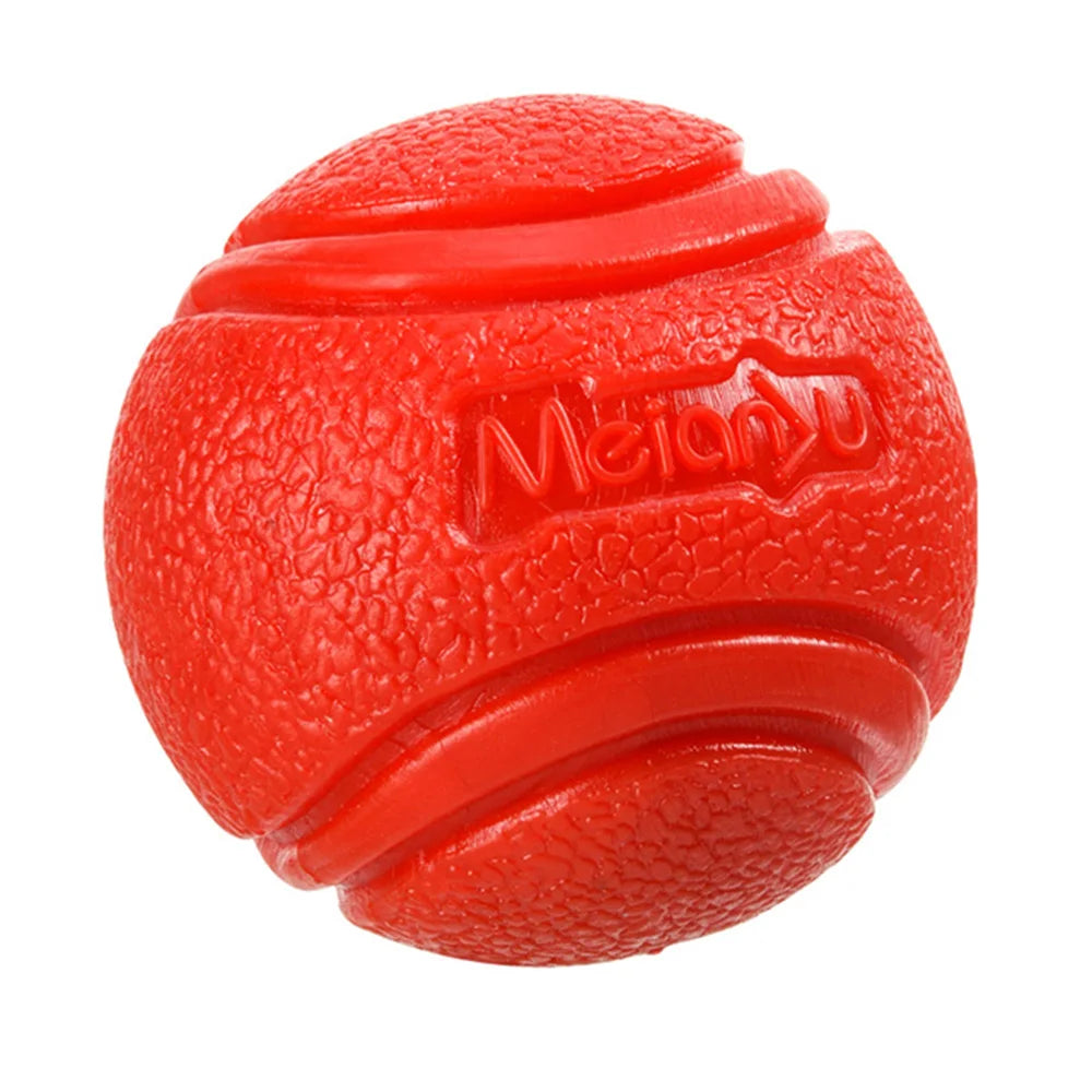 Solid Rubber Bouncy Ball Dog Toy – Durable Chew Ball for Outdoor Fetch & Retrieve Training
