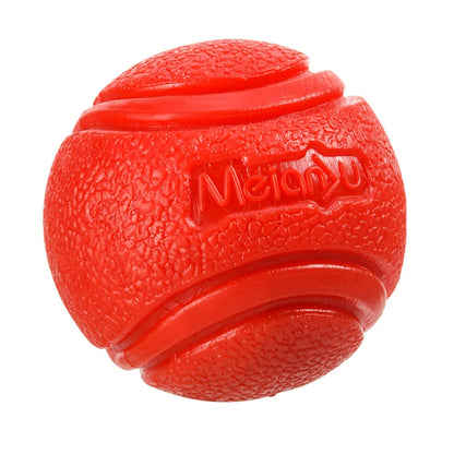 Solid Rubber Bouncy Ball Dog Toy – Durable Chew Ball for Outdoor Fetch & Retrieve Training