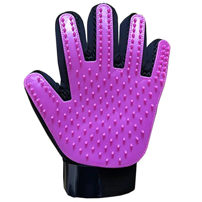 Pet Grooming Glove – Cat & Dog Deshedding Brush Glove for Hair Removal and Massage