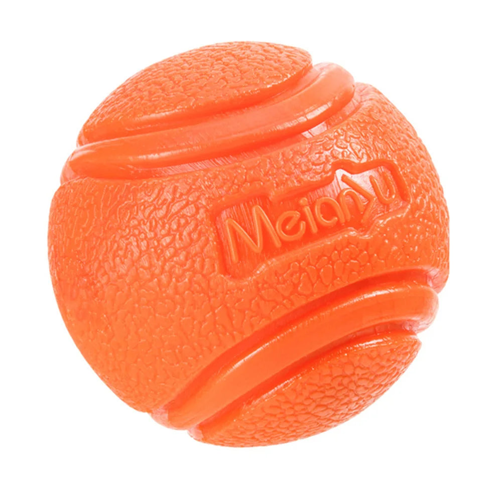 Solid Rubber Bouncy Ball Dog Toy – Durable Chew Ball for Outdoor Fetch & Retrieve Training
