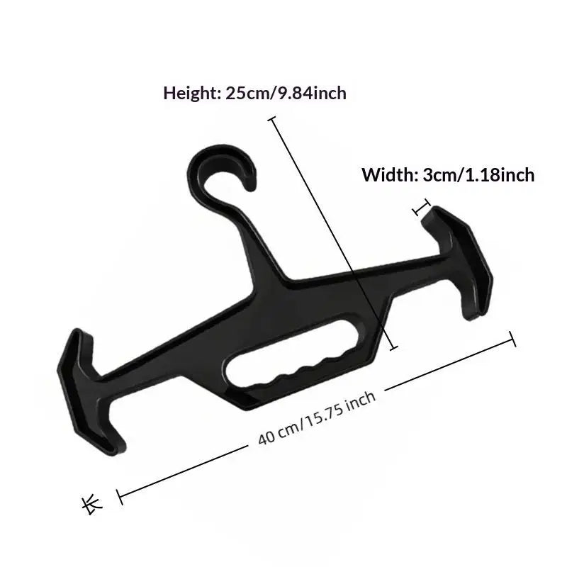 Heavy-Duty Tactical Vest Hanger, Multi-Purpose Equipment Display Rack for Hunting, Diving Suits, Paintball and Airsoft Gear