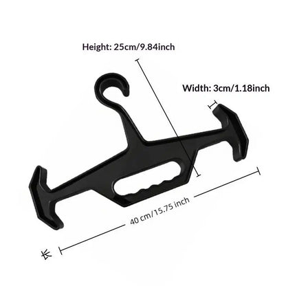 Heavy-Duty Tactical Vest Hanger, Multi-Purpose Equipment Display Rack for Hunting, Diving Suits, Paintball and Airsoft Gear