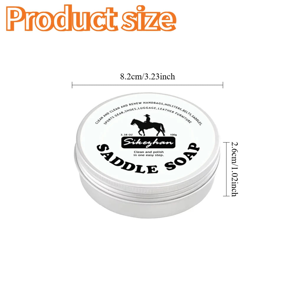 Premium Leather Saddle Cream, Deep Conditioning and Restoring Treatment, Waterproofing and Shine Enhancer for Horse Saddles, Tack and Leather Gear
