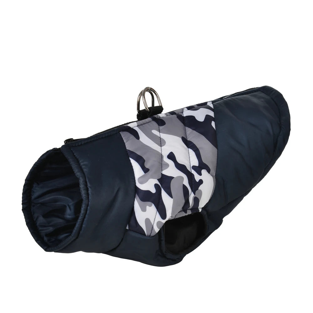 Waterproof Camouflage Dog Coat – Warm Winter Vest for Small & Medium Dogs, Pug & Yorkshire Terrier Jacket