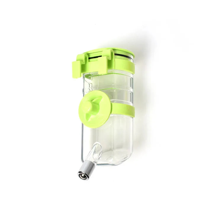Hanging Pet Water Dispenser for Cages – Automatic Drinking Fountain with No-Leak Spout