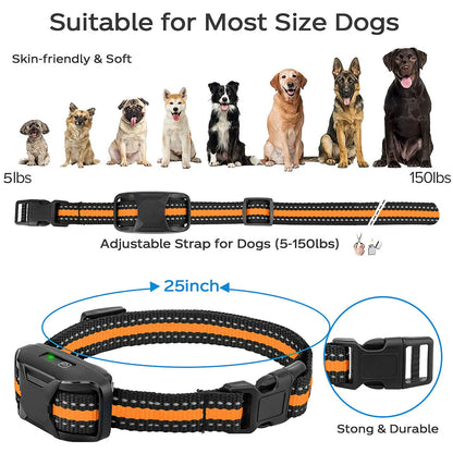 Remote Dog Training Collar – Waterproof E-Collar with Vibration & Static Modes, 3300 ft Range