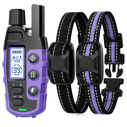 Remote Dog Training Collar – Waterproof E-Collar with Vibration & Static Modes, 3300 ft Range