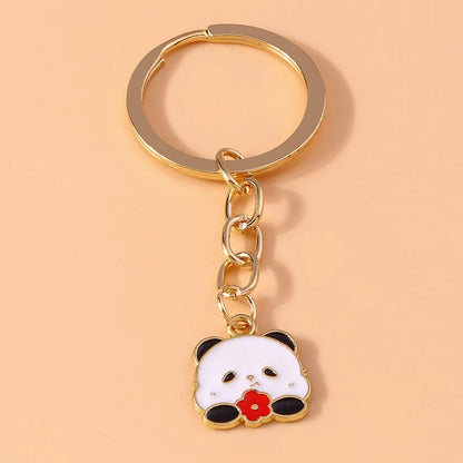 Enamel Horse Unicorn Keychain, Cute Animal Key Ring Pendant, Car Key Holder, Handbag Accessory, DIY Jewelry Gift for Women and Girls