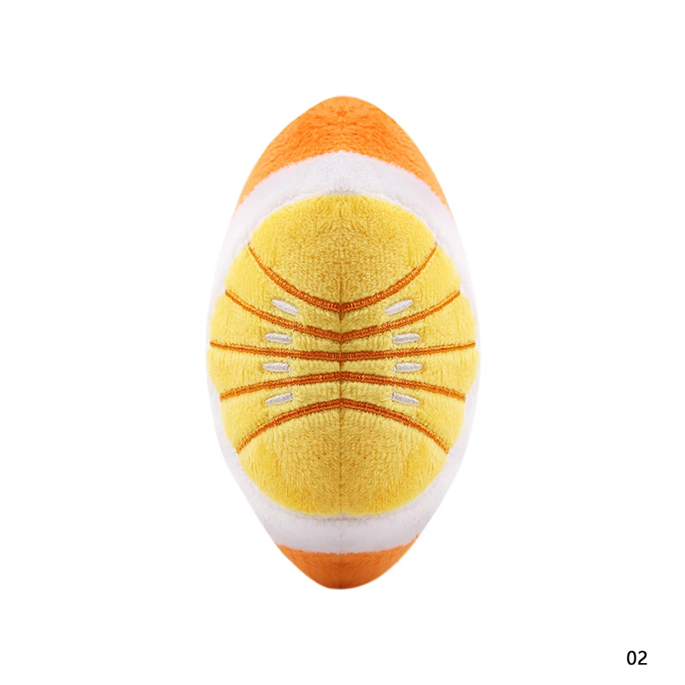 Cute Plush Squeaky Dog Toy, Cartoon Fruit Animal Chew Toy, Interactive Puzzle Toy for Dogs and Cats