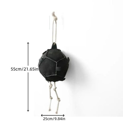 Horse Hay Ball Feeder Toy – Training & Enrichment Feeding Toy for Stalls, Chew-Resistant Stable Entertainment Device