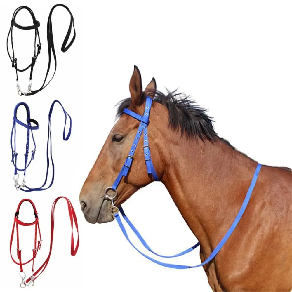 Thickened Horse Halter – Adjustable Comfortable Training Headcollar (3 Colors)