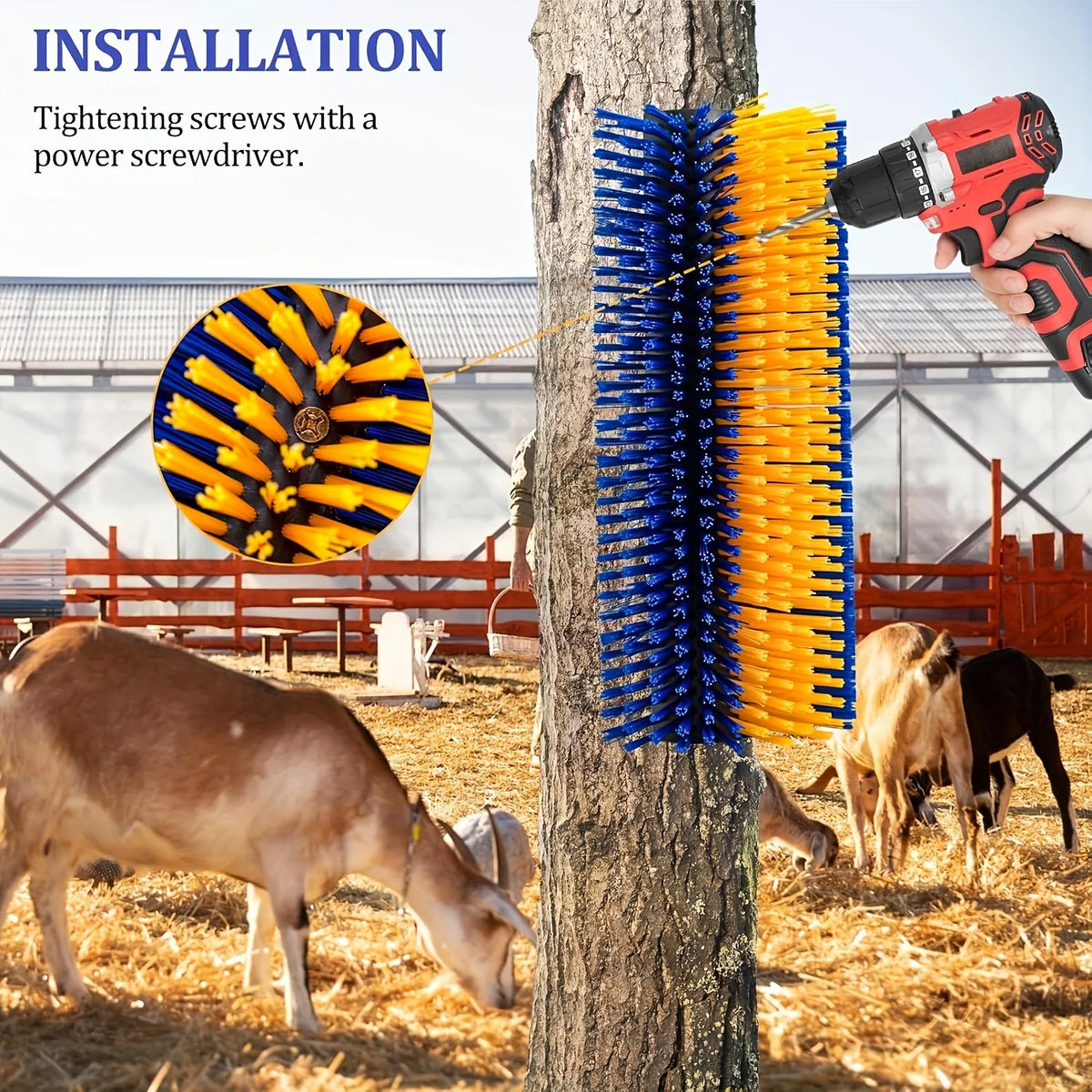 Horse Scratching Brush – Horse Itch Relief Massage Brush
