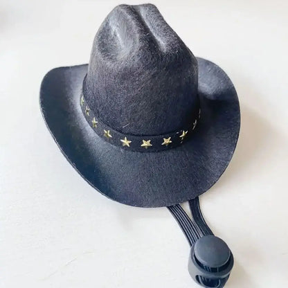 Adjustable Cowboy Hat for Dogs & Cats, Funny Summer Pet Headwear