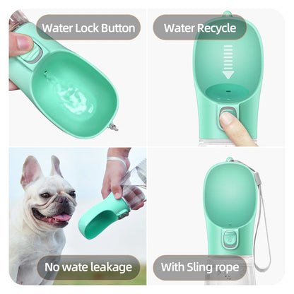 Dog Water Bottle – Leakproof Portable Travel Water Feeder for Dogs & Cats