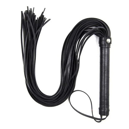 PU Leather Horse Riding Crop – Durable Equestrian Training Whip (Black)