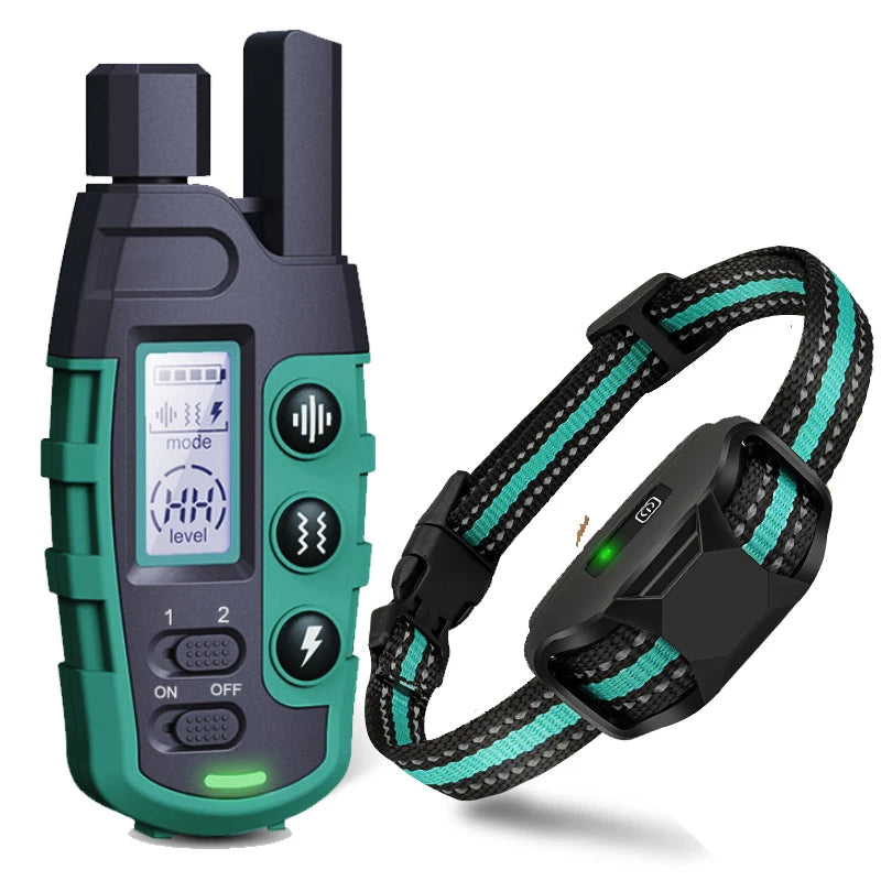 Remote Dog Training Collar – Waterproof E-Collar with Vibration & Static Modes, 3300 ft Range