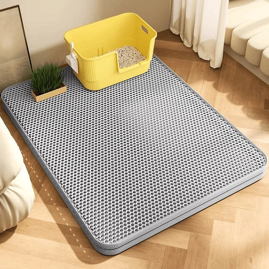 2-Layer Cat Litter Trap Mat – Extra Large, Durable & Easy to Clean