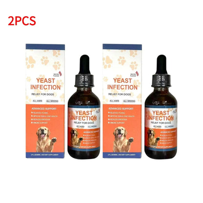 Dog Skin & Coat Care Drops – 60ml Herbal Pet Supplement for Healthy Skin & a Shiny Coat