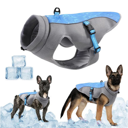 Dog Cooling Vest – Lightweight UV Sun Protection & Anxiety Relief Vest for Hot Summer Days