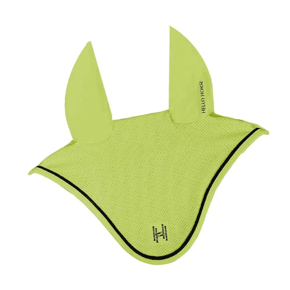 Horse Ear Bonnet Fly Veil – Breathable Mesh Noise Reduction for Jumping & Competition