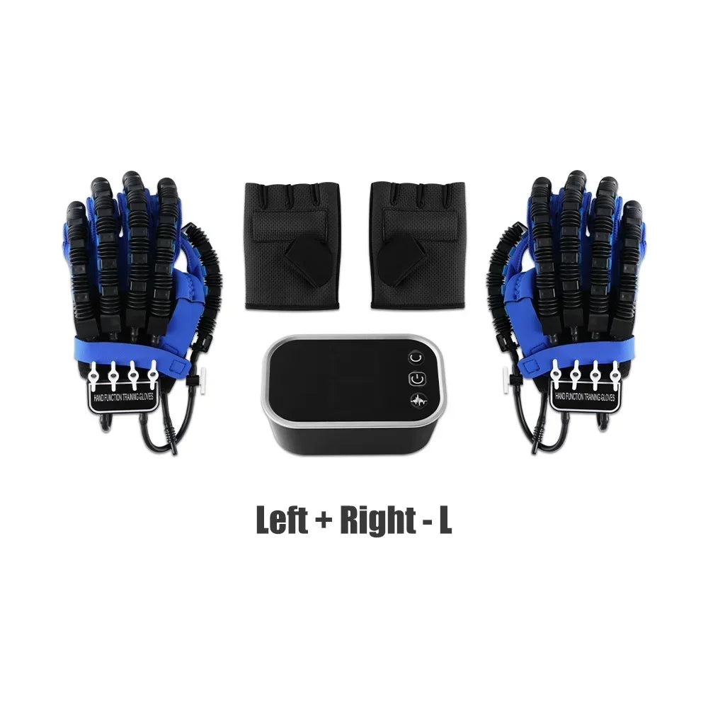 Hand Rehabilitation Exercise Robot Glove, Left and Right Hand Training Device, Finger Exerciser for Hand Mobility and Recovery