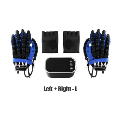 Hand Rehabilitation Exercise Robot Glove, Left and Right Hand Training Device, Finger Exerciser for Hand Mobility and Recovery