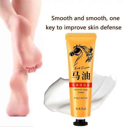 Horse Oil Foot Cream Stick, Moisturizing Balm for Dry & Cracked Heels