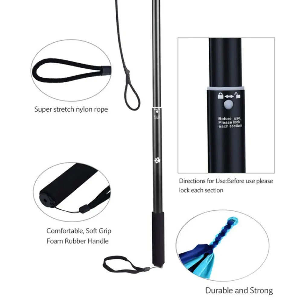 Dog Flirt Pole Toy – Interactive Chase & Training Teaser Wand with Rope Lure