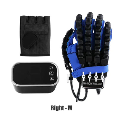 Hand Rehabilitation Exercise Robot Glove, Left and Right Hand Training Device, Finger Exerciser for Hand Mobility and Recovery