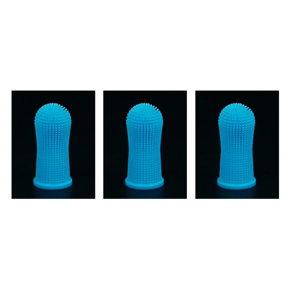 Soft Silicone Pet Finger Toothbrush – Teeth Cleaning Tool for Dogs & Cats
