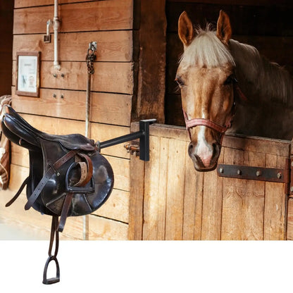 Horse Saddle Rack Stand – Wall-Mounted Removable Tack & Blanket Storage Organizer