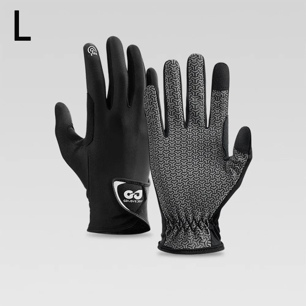 Breathable Equestrian Riding Gloves, Non-Slip Lightweight Sun Protection