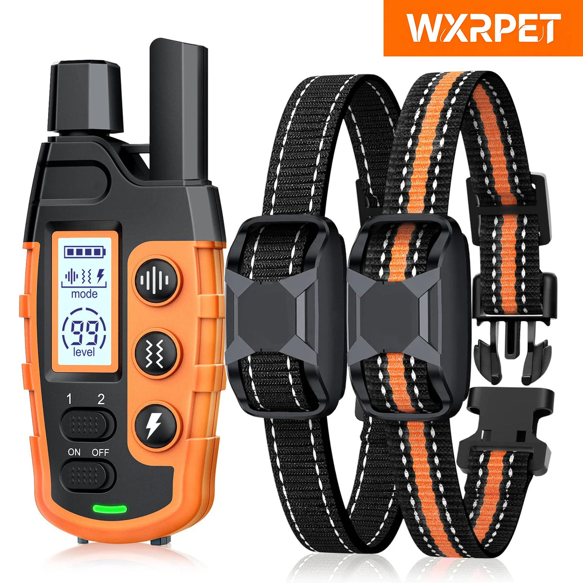 Remote Dog Training Collar – Waterproof E-Collar with Vibration & Static Modes, 3300 ft Range