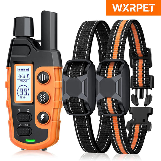 Remote Dog Training Collar – Waterproof E-Collar with Vibration & Static Modes, 3300 ft Range