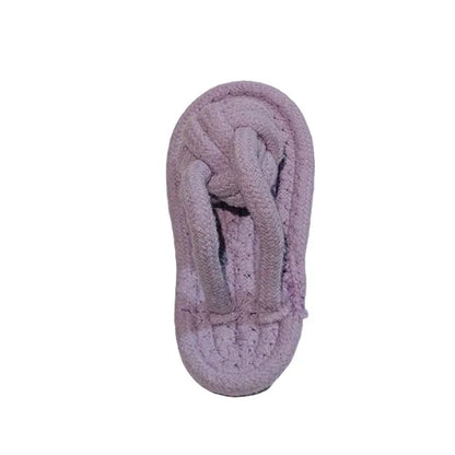 Funny Slipper-Shaped Dog Chew Toy – Cotton Rope Interactive Toy for Teeth Cleaning, Training & Anxiety Relief