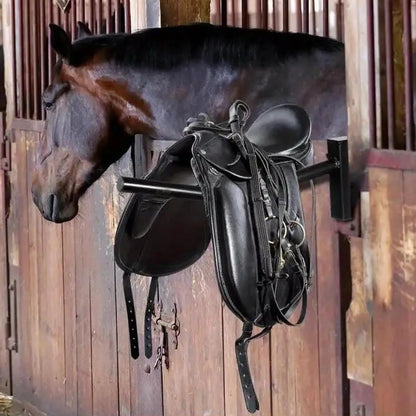Horse Saddle Rack Stand – Wall-Mounted Removable Tack & Blanket Storage Organizer