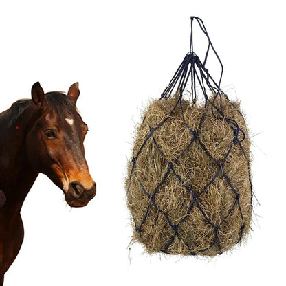 Durable Small-Hole Horse Hay Net, Slow Feed Hay Bag