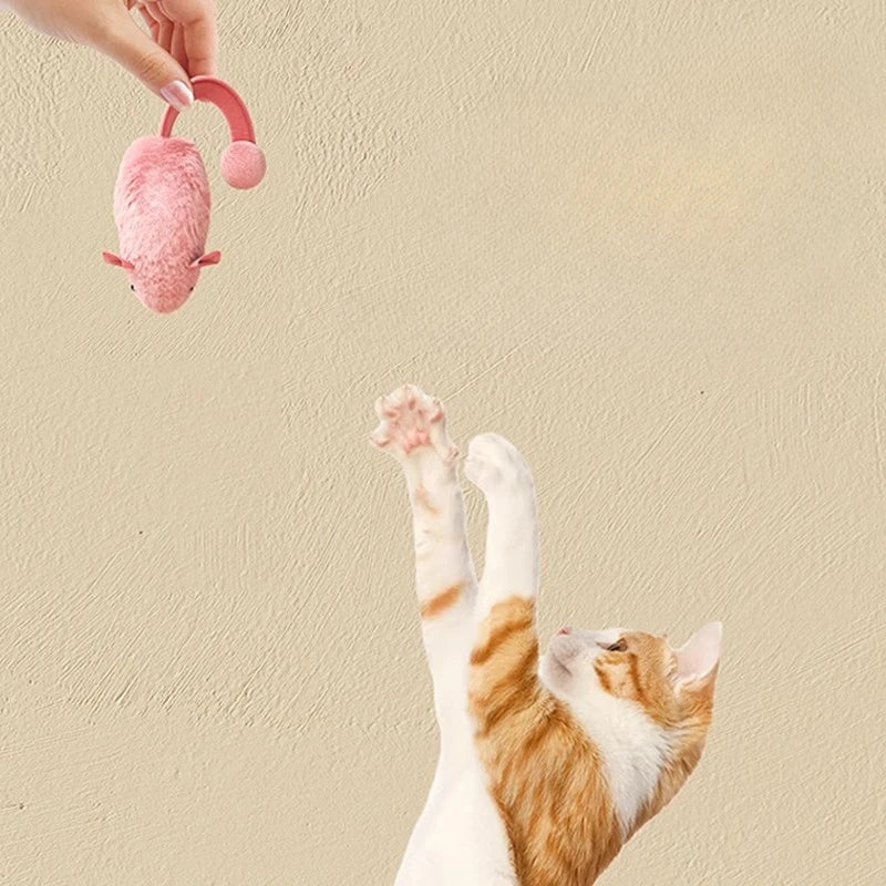 Interactive Plush Mouse Cat Toys – Glow-in-the-Dark Chew & Play Toys for Indoor Cats