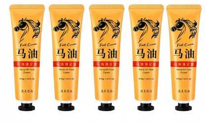 Horse Oil Foot Cream Stick, Moisturizing Balm for Dry & Cracked Heels