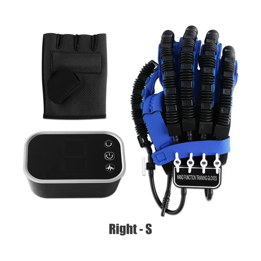 Hand Rehabilitation Exercise Robot Glove, Left and Right Hand Training Device, Finger Exerciser for Hand Mobility and Recovery