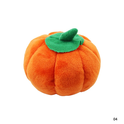 Cute Plush Squeaky Dog Toy, Cartoon Fruit Animal Chew Toy, Interactive Puzzle Toy for Dogs and Cats