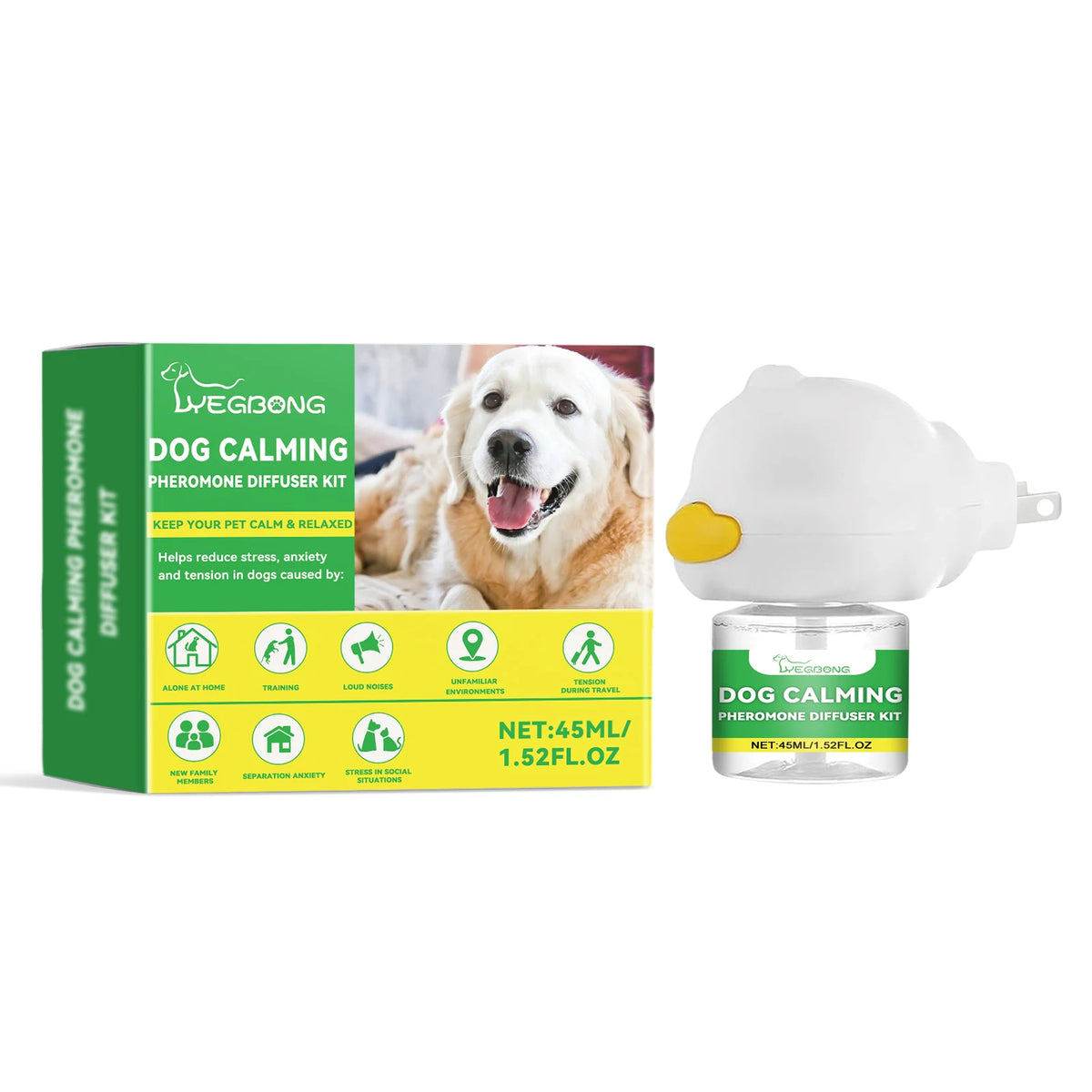 Dog Calming Diffuser Kit – Anxiety & Stress Relief for New Home Environments
