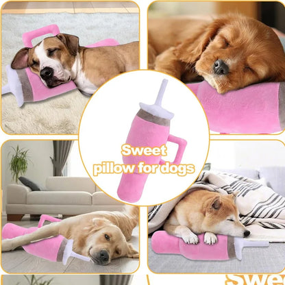 Safe Squeaky Dog Cup Toy – Durable Chew Toy for Small, Medium & Large Dogs (Aggressive Chewers)