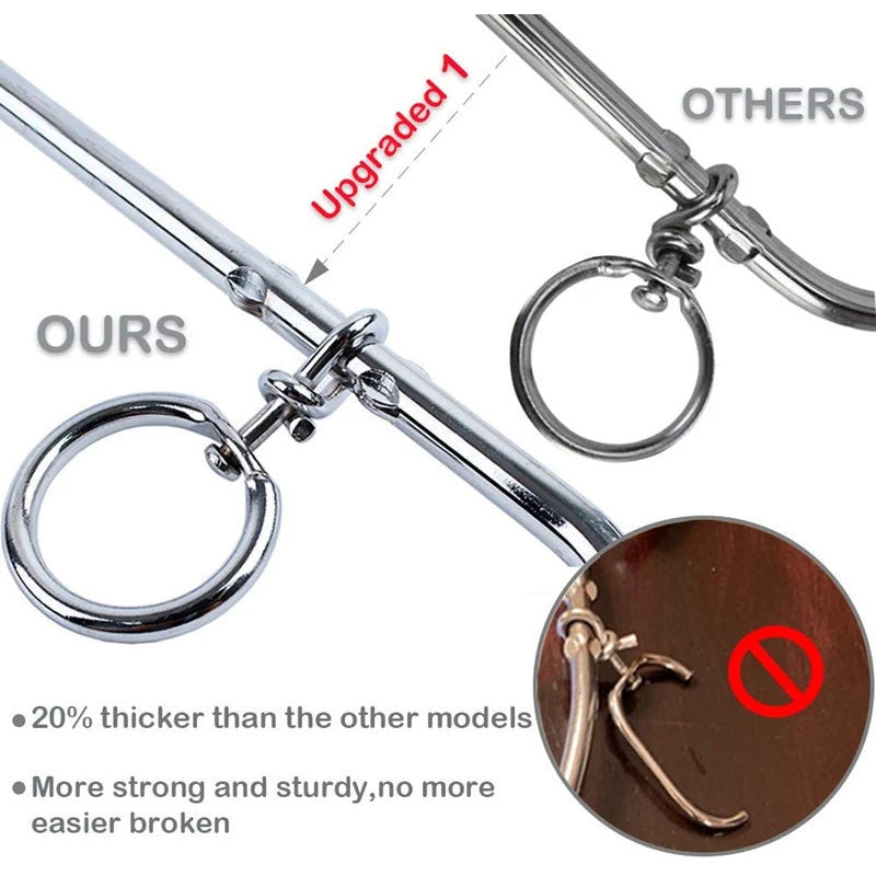 Stainless Steel Dog Tie-Out Stake – Ground Anchor Spike with Steel Cable Leash