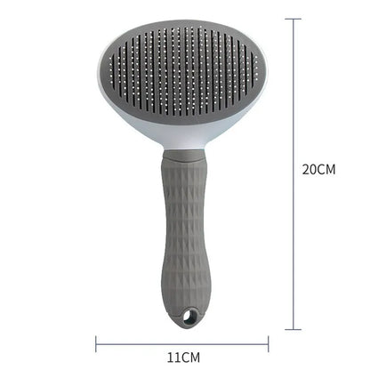 Pet Grooming Brush – Cat & Dog Hair Remover Comb for Puppies & Kittens, Deshedding & Grooming Tool
